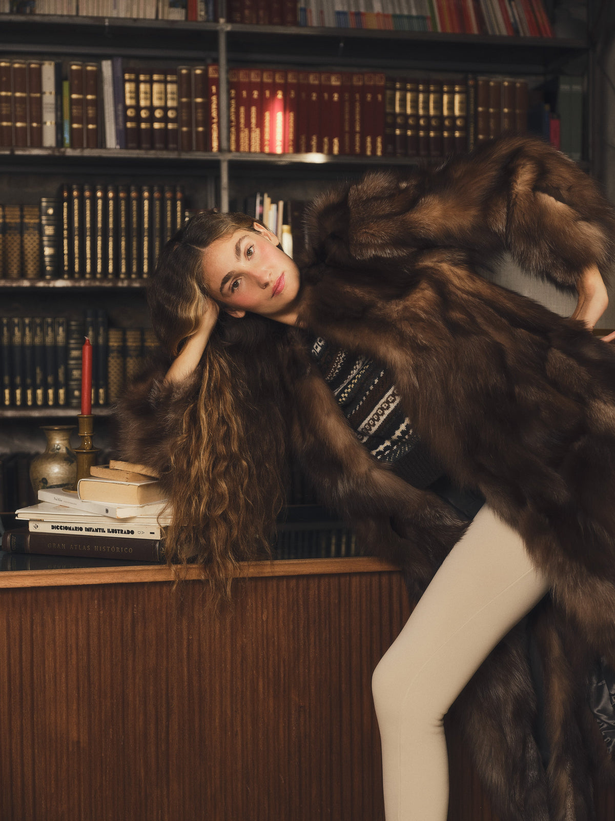 Choosing the right fur coat size ASPEN - Nomadi Deluxe