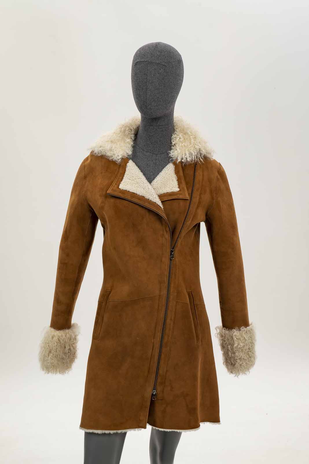 NDVINT 4 abrigo de cordero shearling