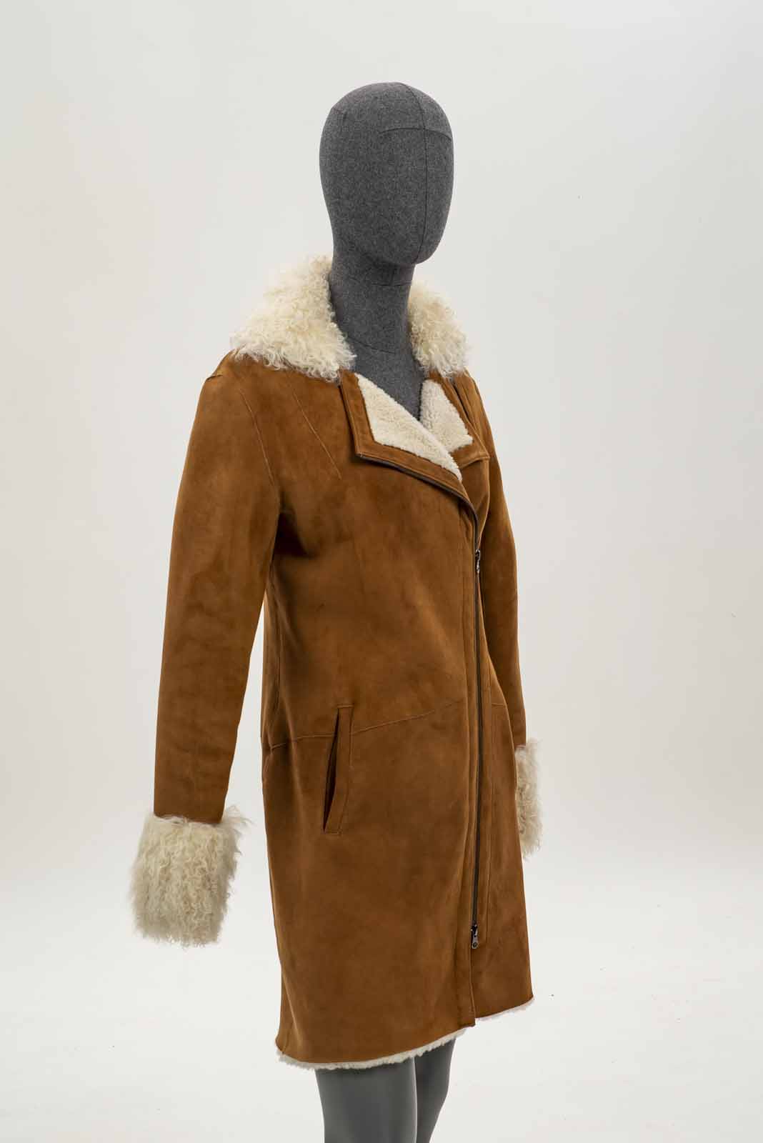 NDVINT 4 abrigo de cordero shearling